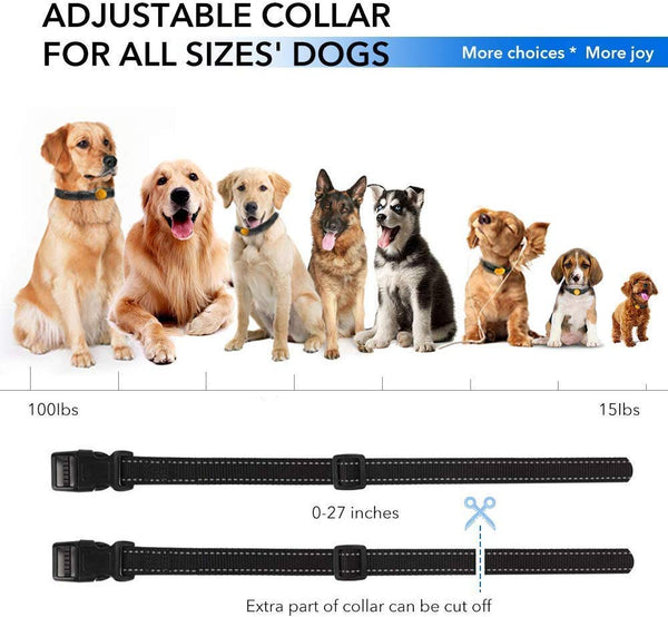 PATPET Dog Shock Collar with Remote - 1000' Range Shock Collar for Dogs Ipx7 Waterproof Dog Training Collar Fast Training Effect for Small Medium Large Dogs