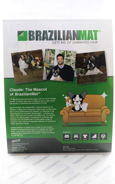 BrazilianMat Dog, Cat Hair Remover Sheets - Pet Hair, Lint, Glitter and Pet Fur Removal Tool for Furniture, Clothing, and Car Interiors