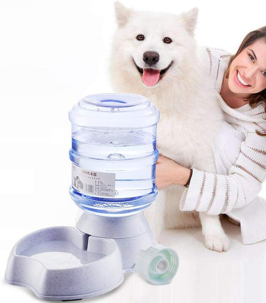 Old Tjikko Dogs Water Dispenser,Water Bowl for Dogs,Pet Water Dispenser,Automatic Dog Water Bowl Cat Water Dispenser Dog Drinking Fountain,1 Gallon