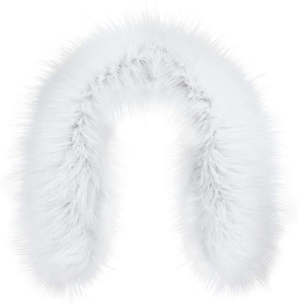 Futrzane Faux Fur Trim For Hood Replacement - Like Real Fur - Buttons Included