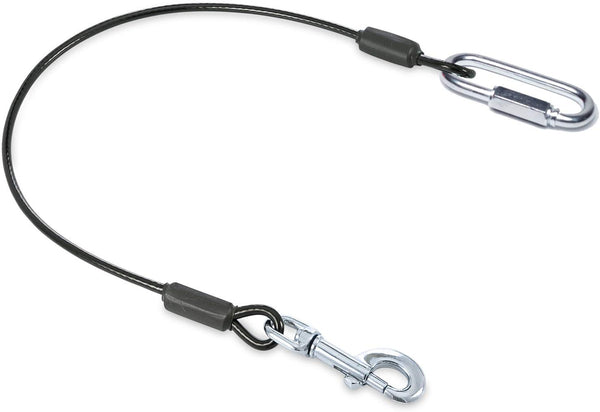 Leash Boss Dog Car Seat Belt Restraint - No-Chew Heavy Duty Car Seatbelt for Pets - 5 Sizes - Coated Steel Rope to Prevent Chewing