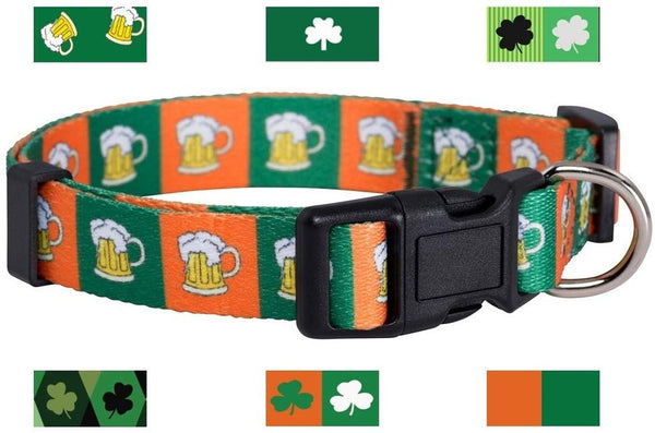 Native Pup St. Patrick's Day Dog Collars