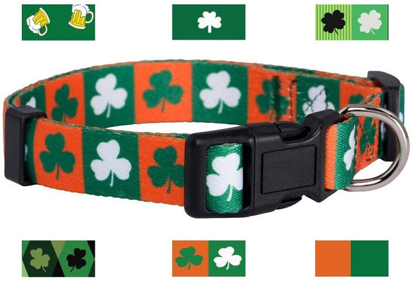 Native Pup St. Patrick's Day Dog Collars