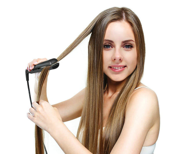 Plancha Titanium De Cabello Profesional - Alisadora De Pelo Ceramica Ionica - 1" Pulgada De Ancha