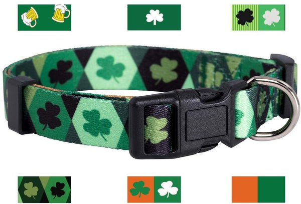 Native Pup St. Patrick's Day Dog Collars