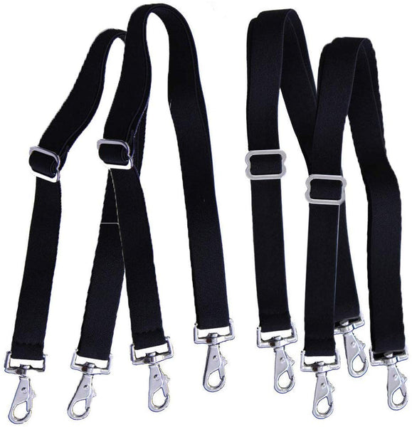 AJ Tack Wholesale Inc. Horse Blanket Sheet Replacement Elastic Leg Straps Double Swivel Snaps Adjustable Length