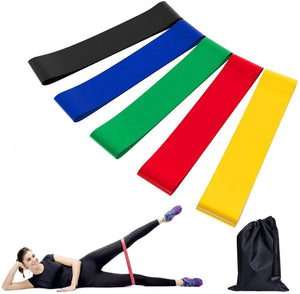 Bandas Elasticas De Resistencia Kit De Set para Hacer Ejercicio Entrenamiento - Estirar En Casa