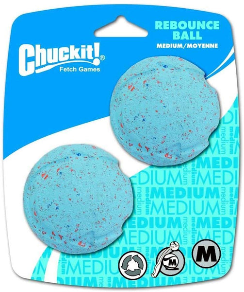 Chuckit! Rebounce Dog Ball Natural Recycled Rubber 2 -Pack