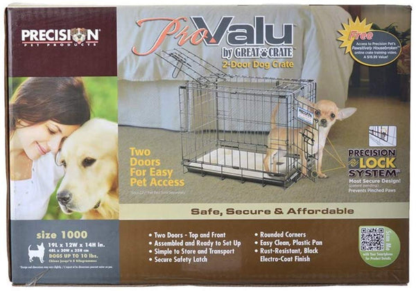 Petmate ProValu Double Door Wire Dog Crate