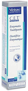 CET Virbac Plaque Tartar Control Enzymatic Dog and Cat Toothpaste, 2.5 oz, Poultry