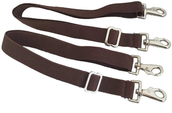 AJ Tack Wholesale Inc. Horse Blanket Sheet Replacement Elastic Leg Straps Double Swivel Snaps Adjustable Length