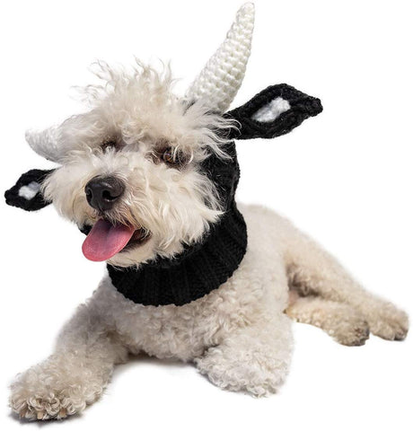 Zoo Snoods Bull Dog Costume - Neck and Ear Warmer Snood for Pets