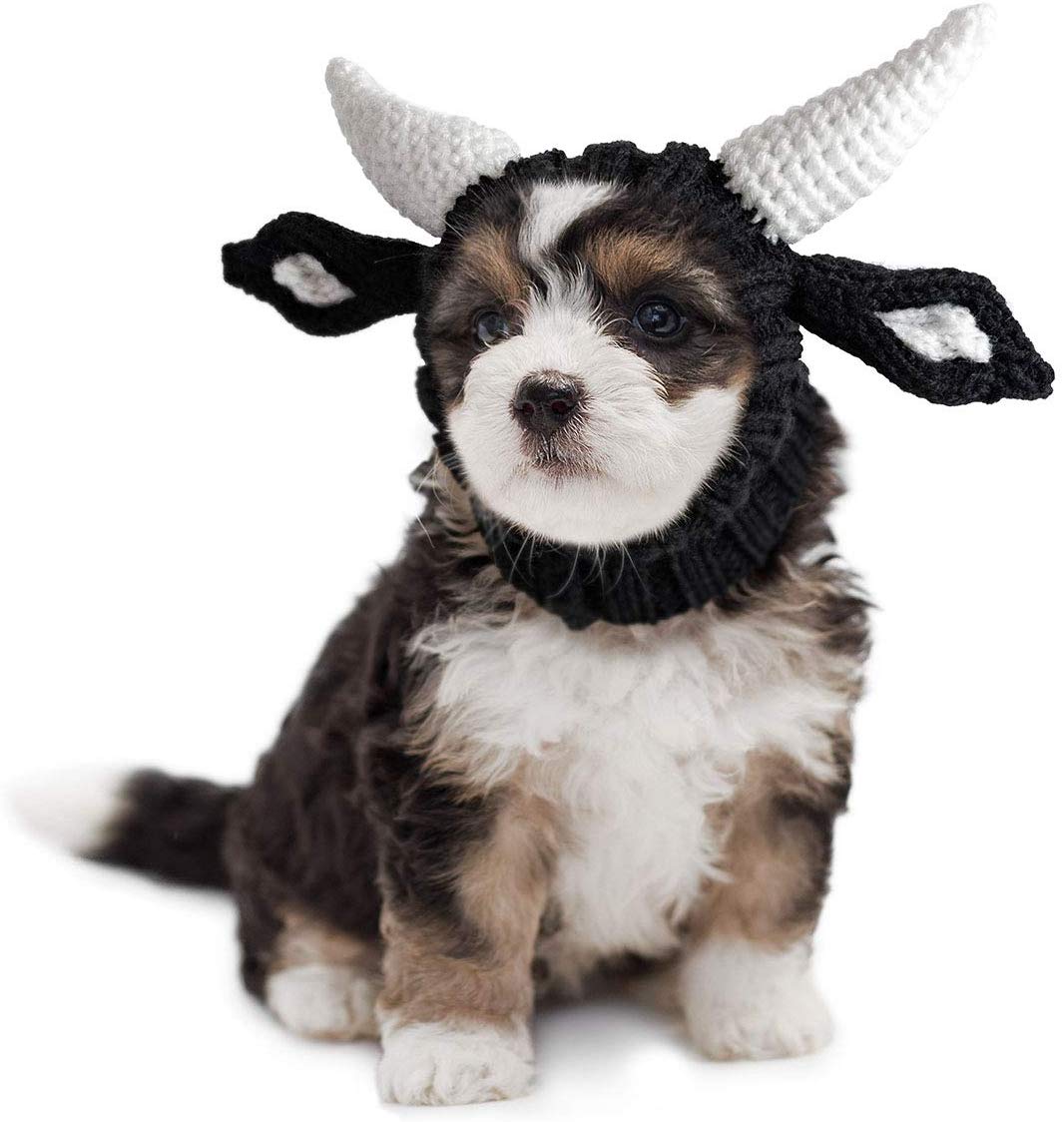 Zoo Snoods Bull Dog Costume - Neck and Ear Warmer Snood for Pets