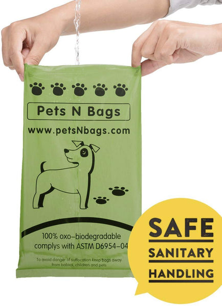 Pets N Bags Poop Bags, Environment Friendly Dog Waste Bags, Refill Rolls