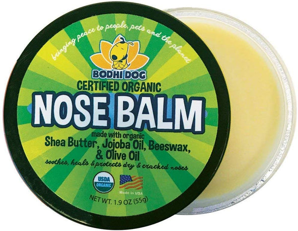 Organic Nose Balm for Dogs & Cats | All Natural Soothing & Healing for Dry Cracking Rough Pet Skin | Protect & Restore Cracked and Chapped Dog Noses