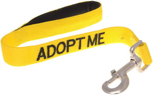 Dexil Limited Adopt ME Yellow Color Coded 2 4 6 Foot Padded Handle Dog Leash (New Home Needed) Donate to Your Local Charity