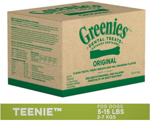 GREENIES Original TEENIE Dental Natural Dog Treats, 72 oz. Pack (260 Treats)