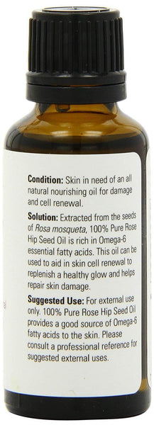 Aceite De Rosa Mosqueta 100% Puro y Natural - Formulado Para Piel Seca, Tratar Arrugas, Cicatrices Y Mucho Más - 1 Oz