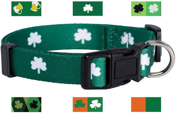 Native Pup St. Patrick's Day Dog Collars