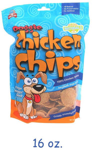 All Natural Chicken Chips- Dog Treats Made with USA Sourced Chicken