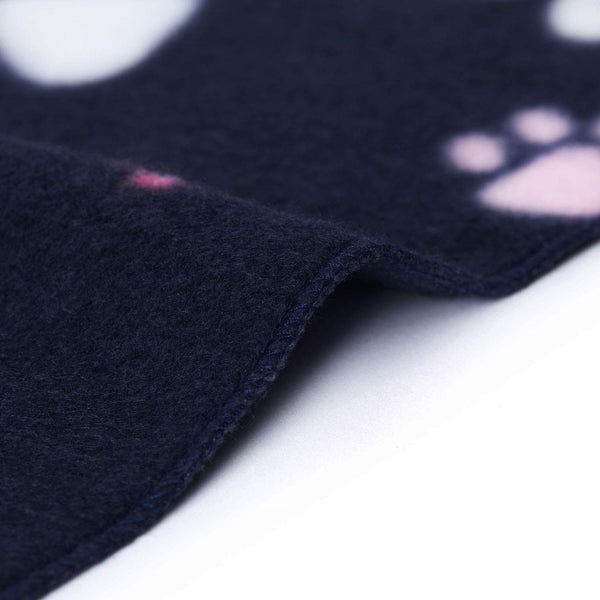 ALLISANDRO Premium Fluffy Dog Blanket Soft and Warm Fleece Blanket for Pet and Throw Cute Paw Print Puppy Cat Blanket Durable and Washable Multi Color Multi Size Avaiable
