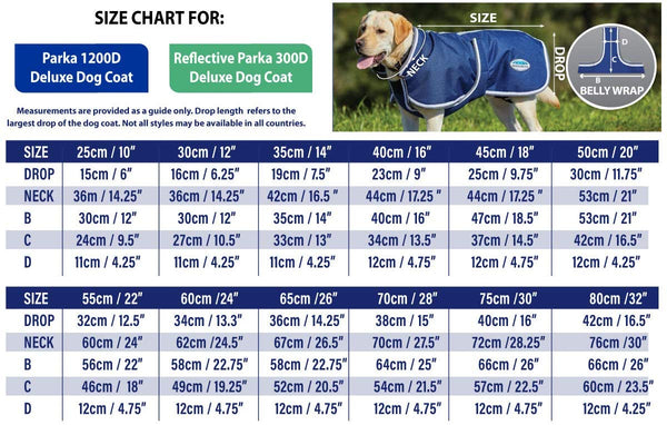 Weatherbeeta Parka 1200 Deluxe Dog Coat