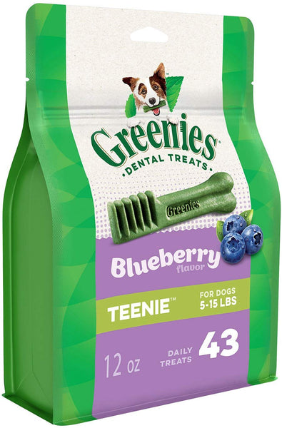 Greenies Blueberry Flavor Teenie Dog Dental Chews