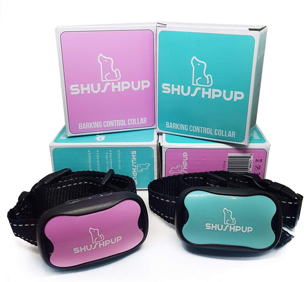 Doza Pet Products Shushpup | Dog Collar | Barking Control Collar | 2 Colored Plates | Extra Battery