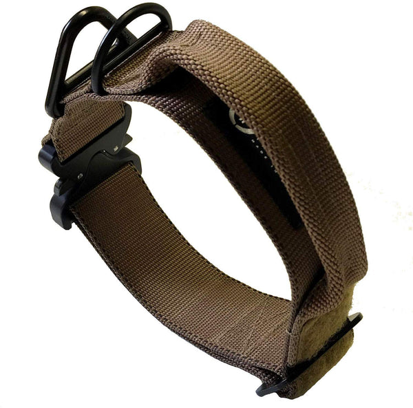 Miles Tactical Cobra Dog Collar for Large Dogs Heavy Duty