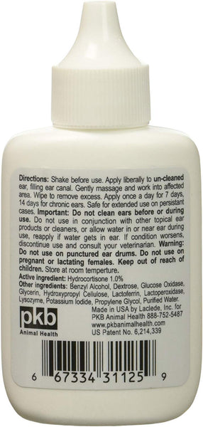 ZYMOX OTIC with Hydrocortisone 1.0 Ear Solution Treatment Bacterial, Viral, and Yeast infections for Dogs and Cats