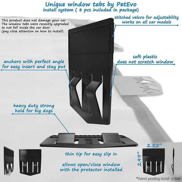 Car Door Protector - Pet Dog Car Door Cover Protector, Guard for Car Doors, Anti Scratch Waterproof, Safe for Dogs, Fits Any Vehicle