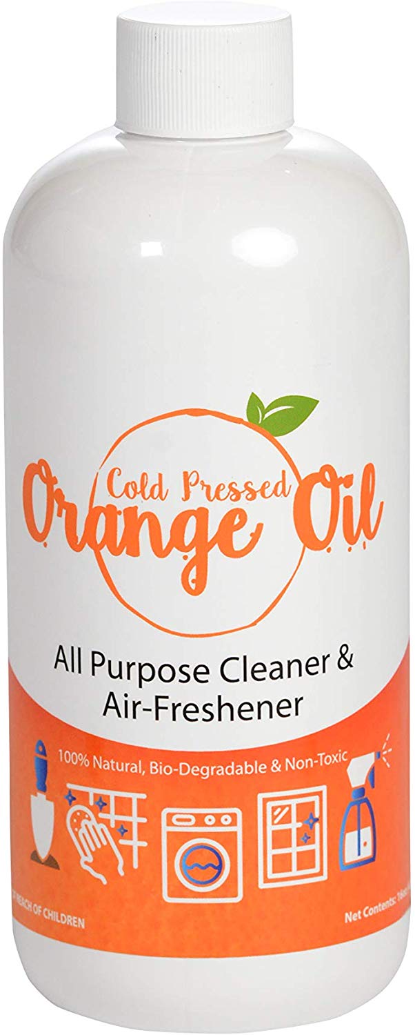 Premium Cold Pressed Orange Oil- 32 oz (D-Limonene), All Natural Cold Pressed Orange Oil 