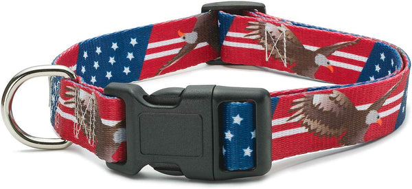 American Flag Dog Collar in 5 Different Sizes