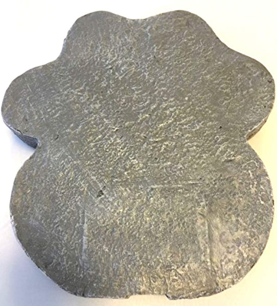 Paw Print Pet Memorial Stone - Features Sympathy Poem - Indoor Outdoor Dog or Cat for Garden Backyard Marker Grave Tombstone - Loss of Pet Gift - Loss of Dog Gift