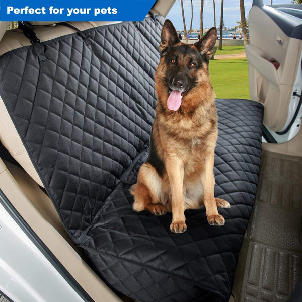 VIEWPETS Bench Car Seat Cover Protector - Waterproof, Heavy-Duty and Nonslip Pet Car Seat Cover for Dogs with Universal Size Fits for Cars, Trucks & SUVs