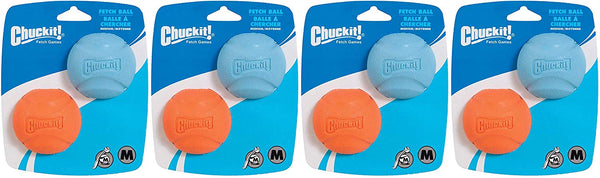 ChuckIt! Fetch Ball Dog Toys - 4 Sizes (Colors Vary)