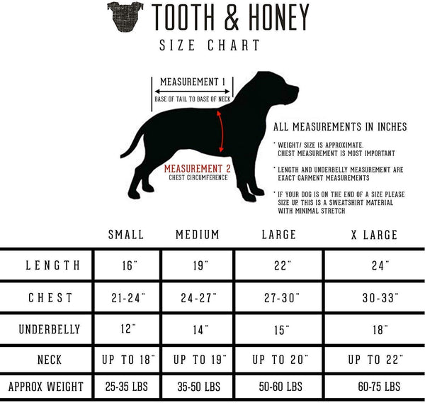 Tooth & Honey Dog Sweater\/Pitbull\/Large Dog\/French Bulldog\/Colorblock Sweatshirt\/Pullover