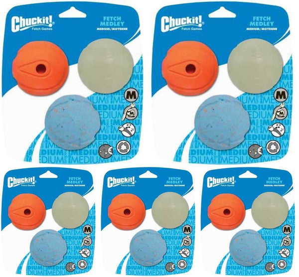 Chuckit Fetch Medley Ball Medium (3 Pack)