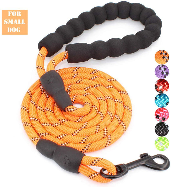 BAAPET 5 FT Strong Dog Leash with Comfortable Padded Handle and Highly Reflective Threads Dog Leashes for Medium and Large Dogs