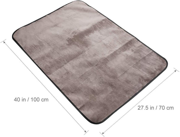 UEETEK Pet Dog Blanket, Waterproof Pet Mat for Dog Cat Indoor Outdoor Lawn Use, with Shoulder Bag, 100cm x 70cm