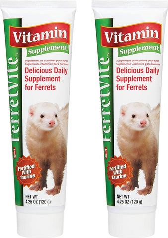 8 in 1 Ferretvite High Calorie Vitamin Supplement, 4.25 oz /2 Pack