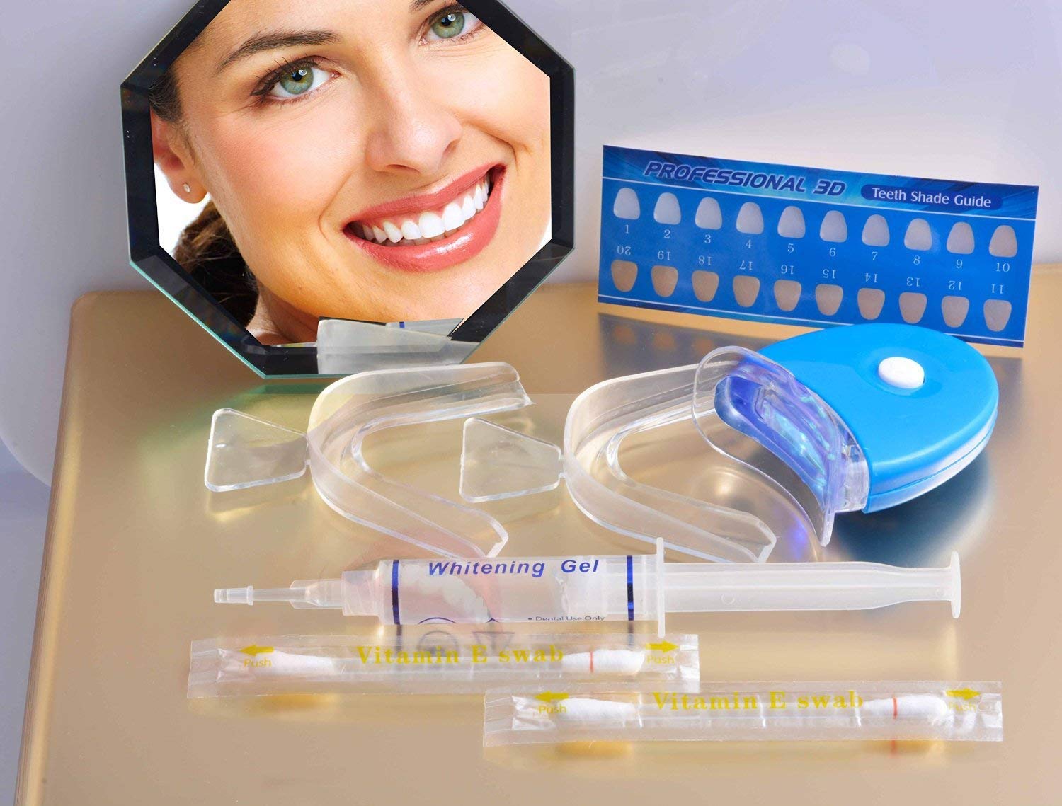 Blanqueadores De Dientes - Kit Blanqueador De Dientes Profesional Con Peroxido De Carbamida Para Aclarar Los Dientes Rapido - Luce Una Sonrisa Mas Blanca