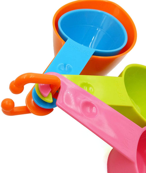 RYPET Pet Food Scoop - Measuring Cups Spoons Set Plastic Dog, Cat Bird Food (Random Color)