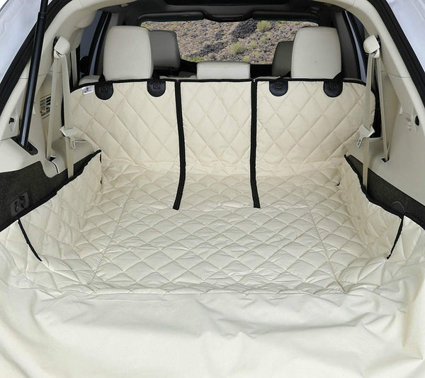 4Knines SUV Cargo Liner for Fold Down Seats - 60\/40 Split and Armrest Pass-Through Compatible - USA Based Company