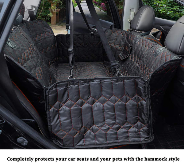 RBSC Home Car Back Seat Cover Protector Waterproof Hammock, Heavy Duty and Nonslip Car Seat Cover for Cars, Trucks, Jeeps and SUVs