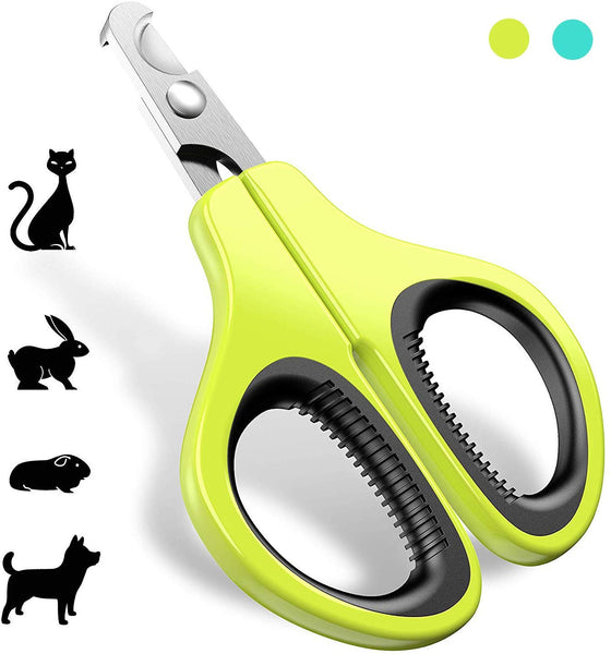 JOFUYU Updated 2020 Version Cat Nail Clippers and Trimmer - Professional Pet Nail Clippers and Claw Trimmer - Best Cat Claw Clippers for Rabbit Puppy Kitten Kitty Guinea Pig Small Dog - Sharp, Safe