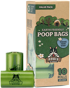 Pogi’s Poop Bags - Large, Leak-Proof, Earth-Friendly Poop Bags for Dogs