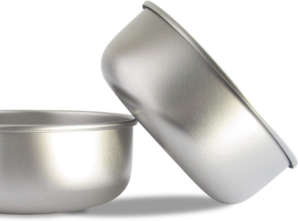 Basis Pet Made in The USA Stainless Steel Dog Bowl