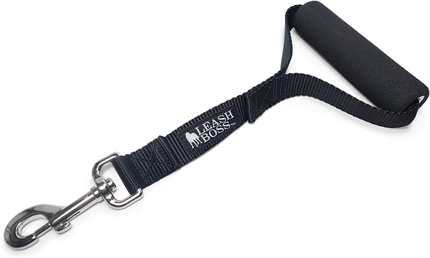 Leashboss Traffic Handler - Short Dog Leash with Traffic Handle for Large Dogs for Double Dog Couplers, Service Dogs, and Training