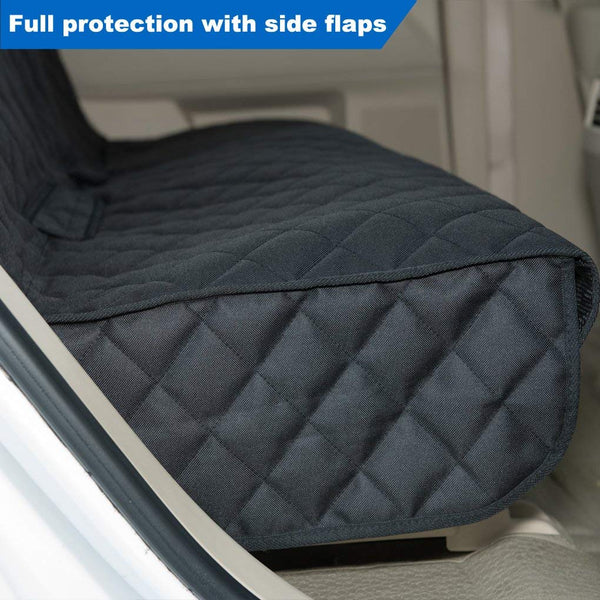 VIEWPETS Bench Car Seat Cover Protector - Waterproof, Heavy-Duty and Nonslip Pet Car Seat Cover for Dogs with Universal Size Fits for Cars, Trucks & SUVs